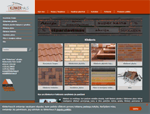 Tablet Screenshot of klinkerhaus.lt